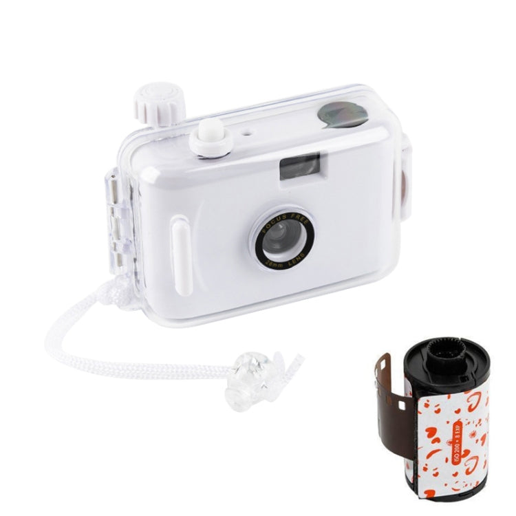 Cute Retro Film Waterproof Shockproof Camera With Disposable Film, All White Shell, Black White Shell, Yellow White Shell, Light Pink White Shell, Sky Blue White Shell Cute Retro Film Waterproof Shockproof Camera With Disposable Film, All White Shell, Black White Shell, Yellow White Shell, Light Pink White Shell, Sky Blue White Shell